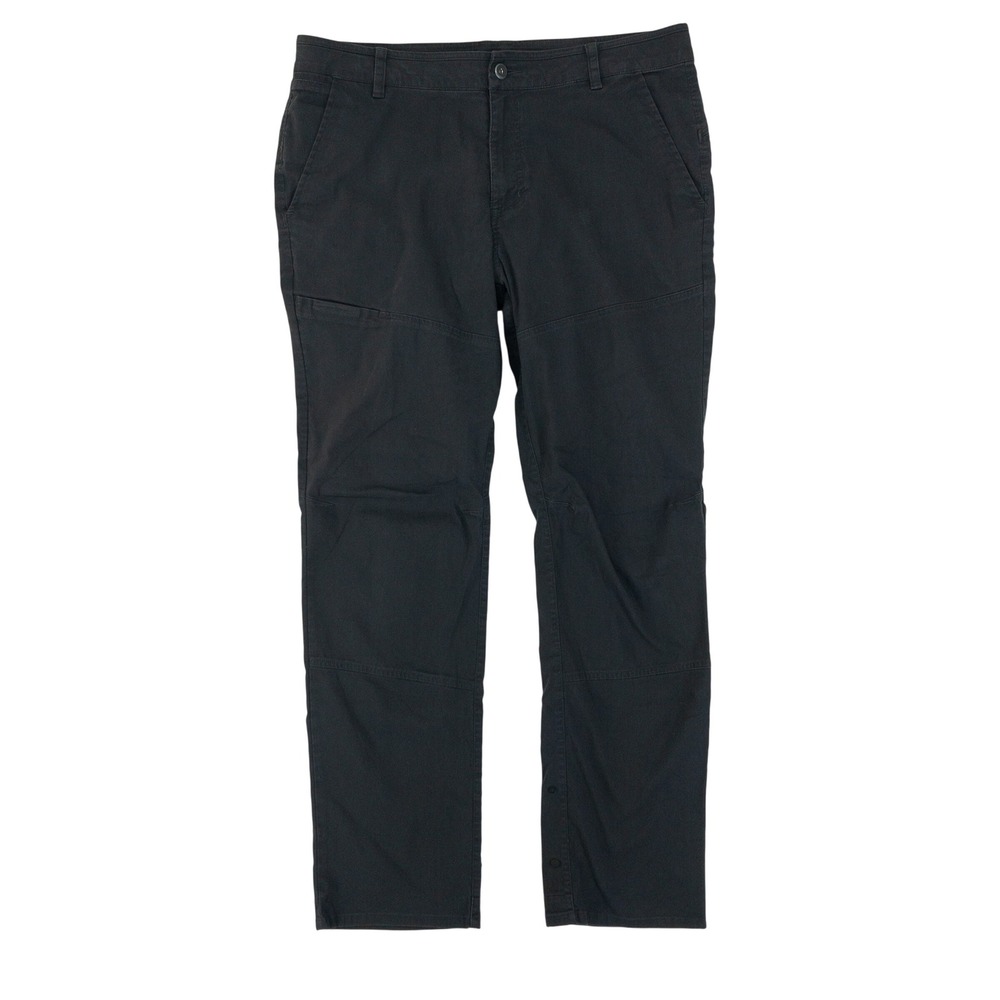 Mountain Hardwear AP Pants Mens 34x32 (35x29) Gray Cotton Blend Hiking Roll Up